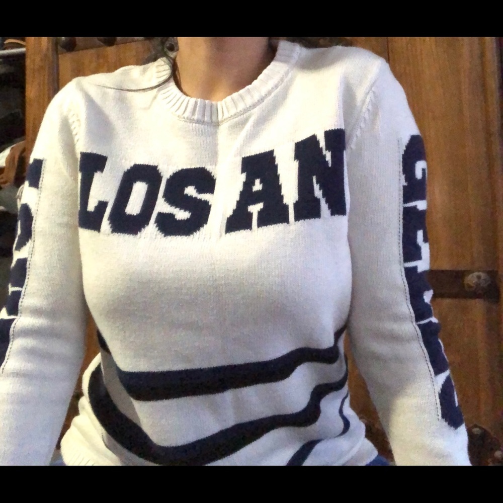 Forever 21 EAST LOS ANGELES Crew Neck Sweater